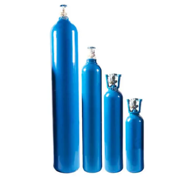Bouteille de gaz médicaux d’oxygène 5L, 10L, 15L, 20L, 40L, 50L